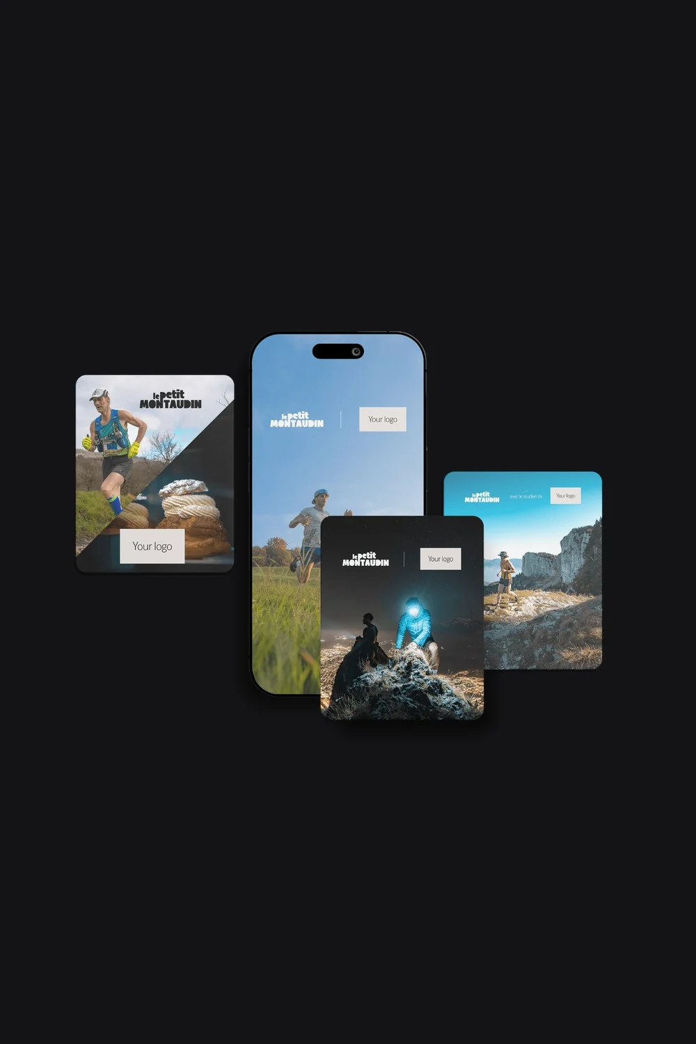 Publications réseaux du Trail du Petit Montaudin sur téléphone
