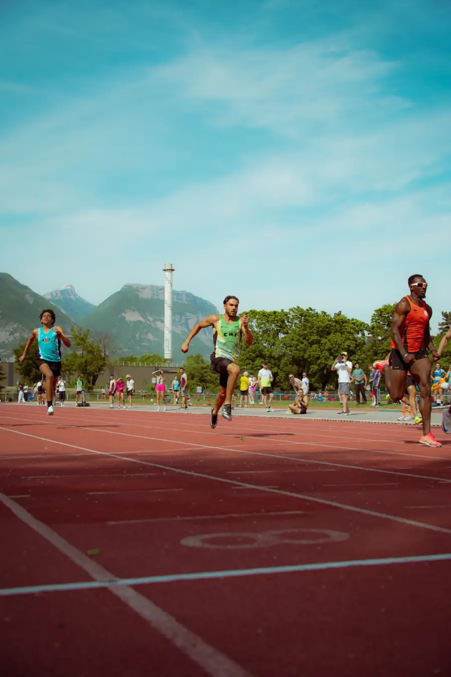 Athlétisme interclubs, photo de reportage