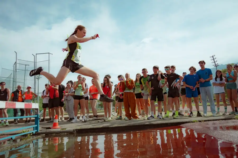 Athlétisme interclubs, photo de reportage
